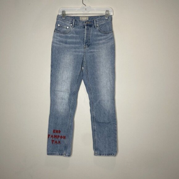 Everlane 90s Cheeky Jean Organic Cotton Light Wash 26 Crop One Of A Kind - Picture 1 of 9